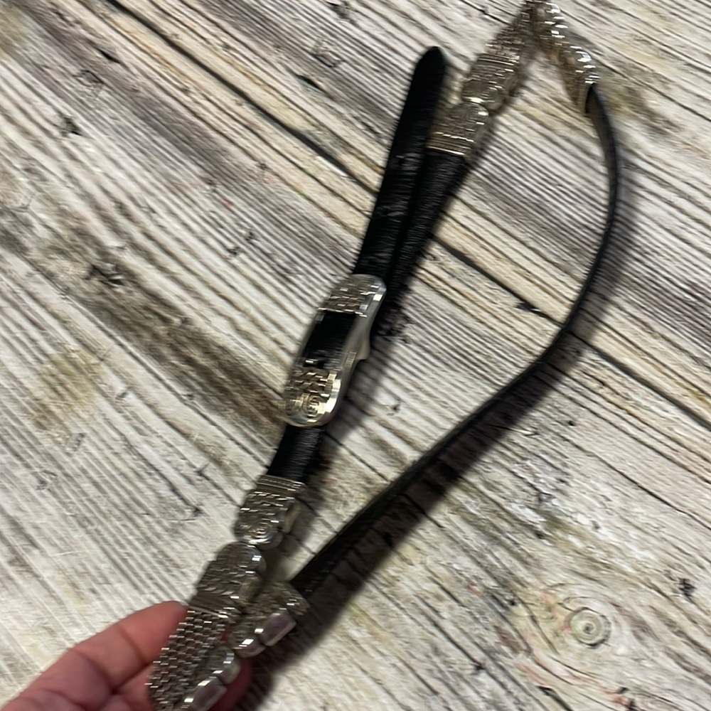 Brighton size m  black leather belt.